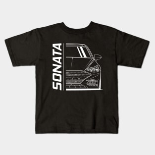 Front Sonata 8 Gen Sedan Kids T-Shirt